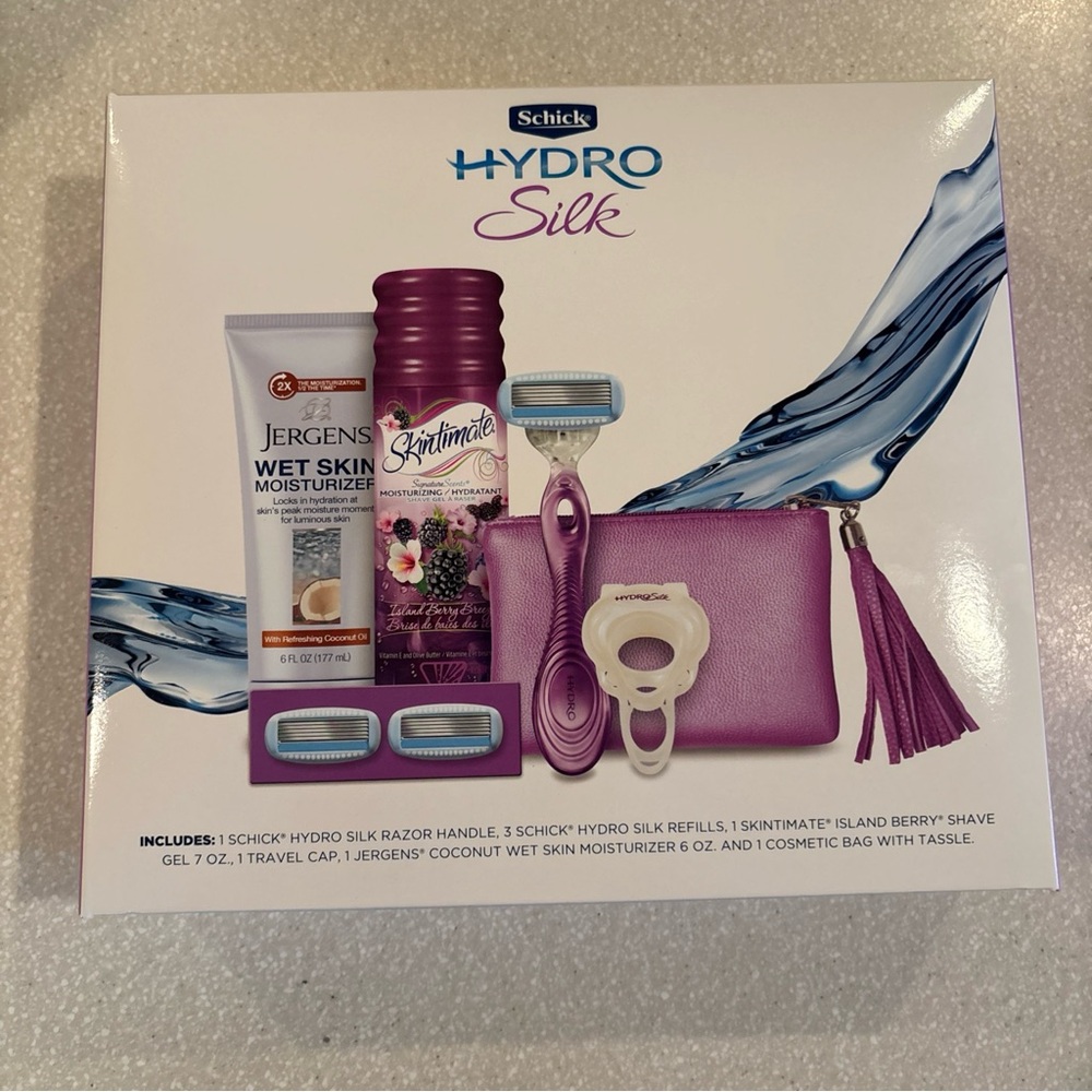 Schick Hydro Silk Women's Shaving Kit - Purple and White